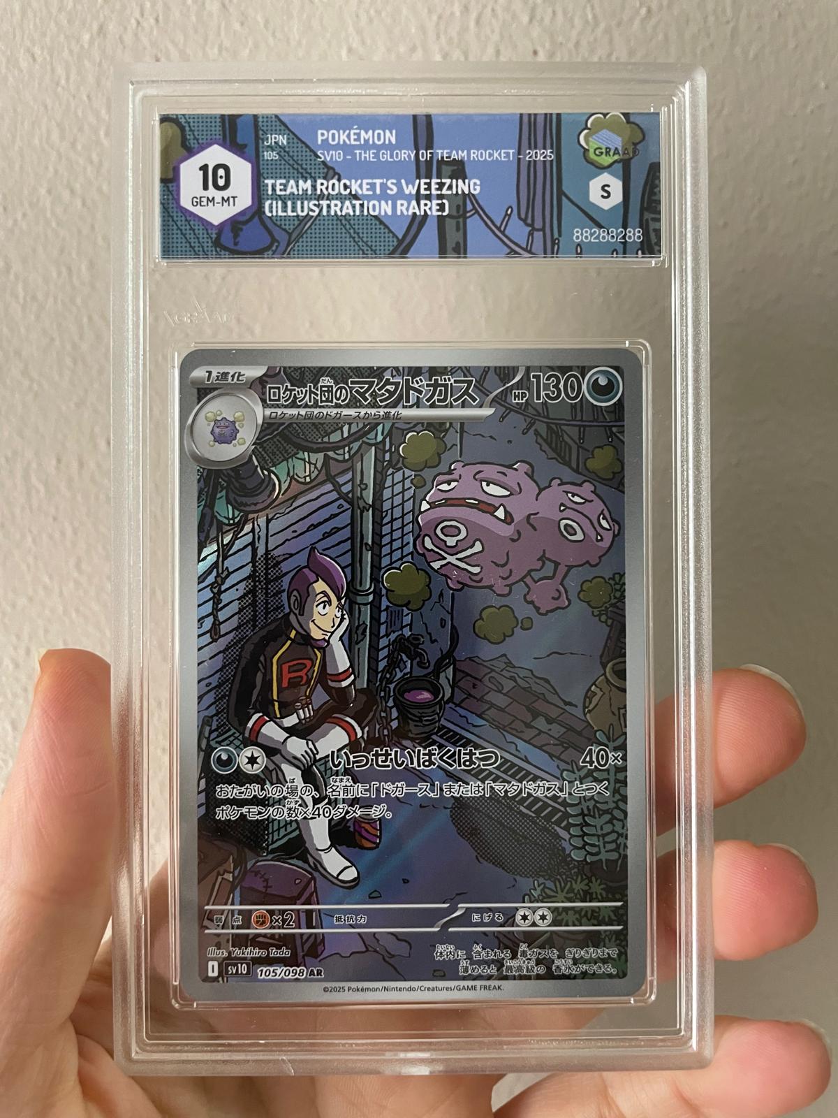 Team Rocket's Weezing Graad 10