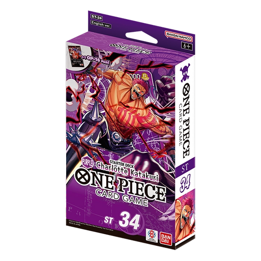 One Piece Card Game ST-34 Starter Deck Charlotte Katakuri (Purple)