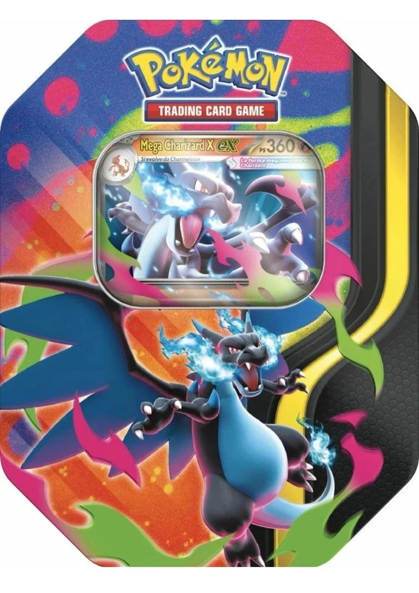 Pokemon Tin da Collezione Mega Charizard X ex (ITALIANO)