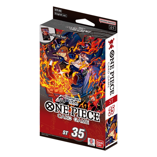 One Piece Card Game ST-35 Starter Deck Sabo (Red/Black)