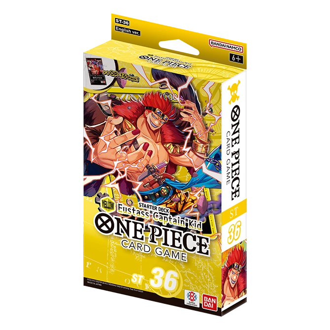 One Piece Card Game ST-36 Starter Deck Eustass Captain Kid (Yellow)