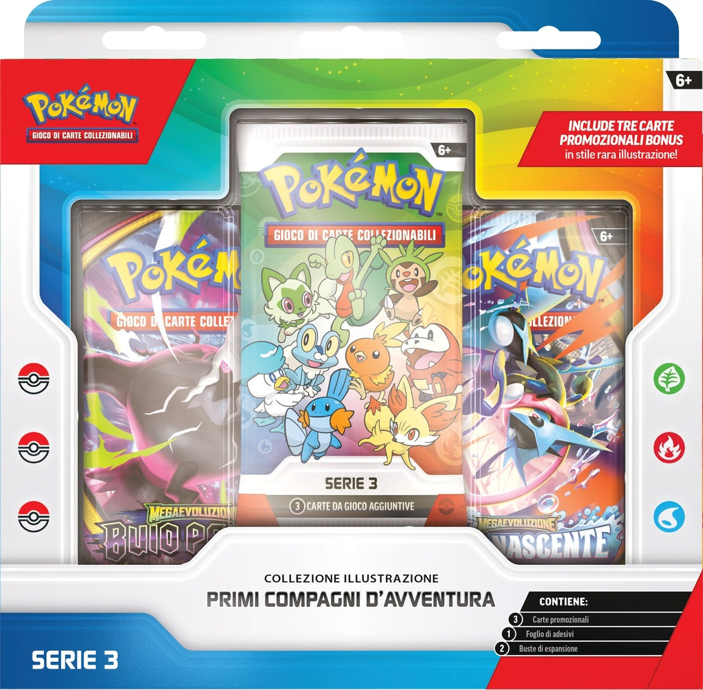 Pokemon Primi Compagni d'Avventura Serie 3 - Collezione Illustrazione (ITA